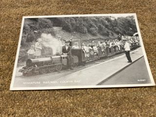 Old Postcard Minature Railway Colwyn Bay