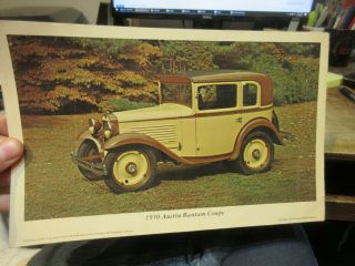 1930 Austin Bantam Coupe Classic Car Allis Chalmers Credit Corp Giant Poster Old