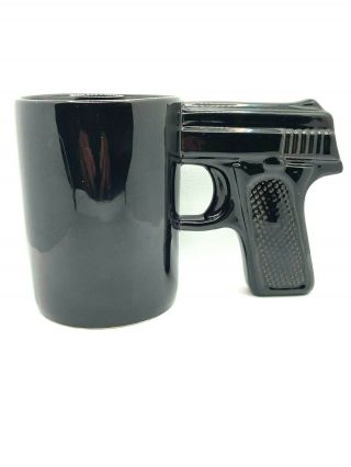 Black Pistol Handle Coffee Mug,  Tea,  Gun Mug