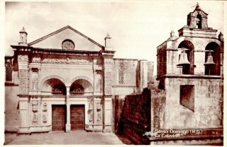 Old Postcard Dominican Republic - Santo Domingo,  La Catedral - Rppc