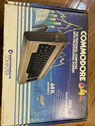 Vintage Commodore 64 Computer W/box Matching Serial Numbers