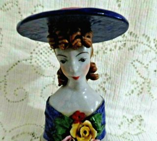 Vintage 1940s Cordey Cybis Lady Bust Figurine By Boleslaw Cybis 5027