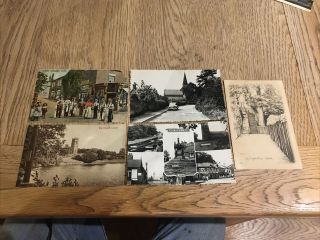 5 Old Lymm Postcards