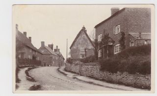 Great Old Real Photo Card Weston Village 1930 Northampton Towcester Silverstone
