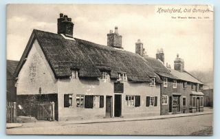 Postcard Knutsford Old Cottages Wrench Sereis 1268 1908