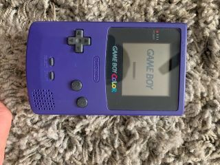Vintage purple Game Boy Color - STILL With 20 games of varying values. 4