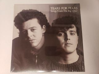 Vintage Tears For Fears Songs From The Big Chair Lp 1985 Shrinkwrap First Press