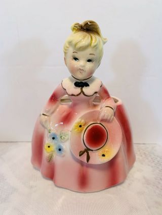 Vintage Vcagco Ceramic Girl Vase