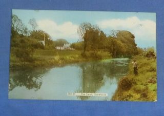 Vintage Postcard The Canal Stonehouse Gloucestershire Postmarked 1971 (j1d)