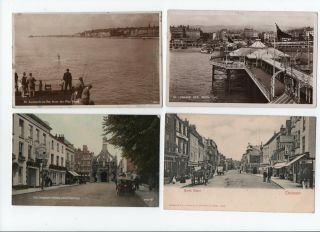 12 Vintage Postcards Sussex - Chichester / Bexhill Etc - (all Scanned)