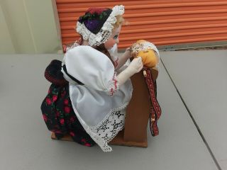 Vintage Ilse Ludecke German Cloth Doll 12 " Tall Rare Handmade