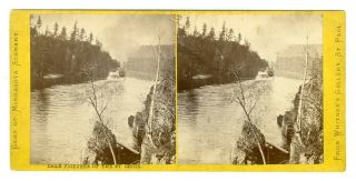 Steamer On The Dalles Of The St.  Croix River By Whtney 