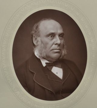 1882 Cabinet Portrait Photo Woodburytype William Henry Smith Newsagent & Mp