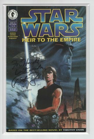 Star Wars Heir To The Empire 1 (fn, ) Signed Timothy Zahn,  1st Thrawn,  Mara Jade
