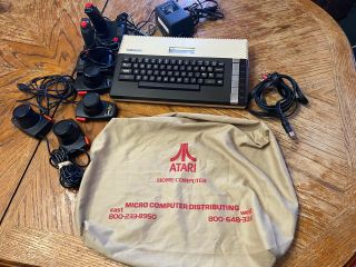 Vintage Atari 800xl Computer Console System W/ Accessories