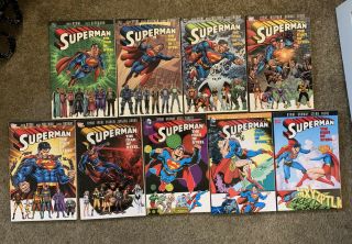 Superman Man Of Steel Tpb Complete Set - - John Byrne - Dc Comics