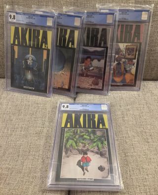 Akira 33 Cgc Graded 9.  8 White Pages 1988 1990006012 Submitted Raw Otomo