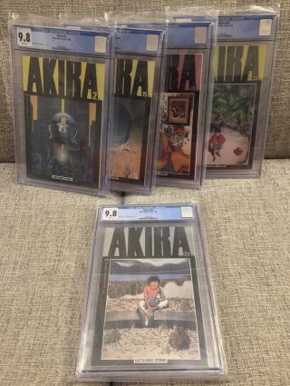 Akira 23 Cgc Graded 9.  8 White Pages 1988 1990006004 Submitted Raw Otomo