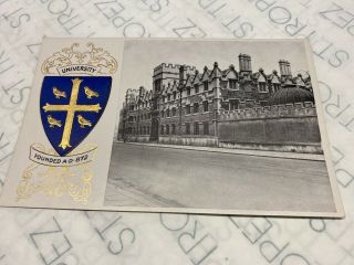 Old Postcard Oxford College University