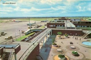 London Heathrow Airport - Old Postcard View