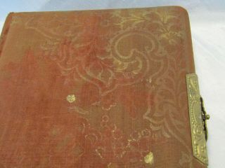 ANTIQUE VICTORIAN PHOTO ALBUM FOR CDV ' S 16 PAGES DOUBLE SIDED PHOTO SLEEVES 2