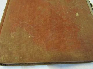 ANTIQUE VICTORIAN PHOTO ALBUM FOR CDV ' S 16 PAGES DOUBLE SIDED PHOTO SLEEVES 3