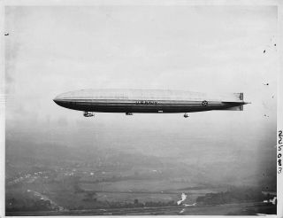 Us Navy Dirigible Shenandoah Airship Zeppelin Blimp 8.  5x6.  5 Photograph