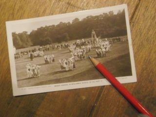 Old Real Photo Postcard Of Morris Dancers Midsummer Revels Chester Pageant 1910