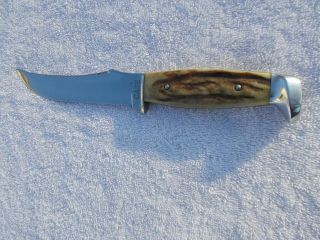 Vintage Case Xx 523 - 6 Stag Handle Hunting Knife 1940
