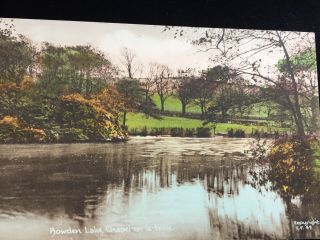 Old Postcard Bowden Lake Chapel En Le Frith Derbyshire Tuck 