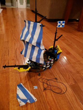 Vintage Lego Pirates Caribbean Clipper (6274) Complete Imperial Soldiers