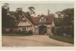Harrow Weald Old Barn Lodge Middlesex Vintage Postcard Hl Hodges 306c