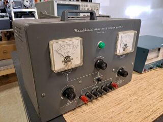 Vintage Heathkit Regulated Power Supply Model Ps - 4