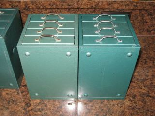 Vintage 4 Drawer Metal Parts Cabinet,  