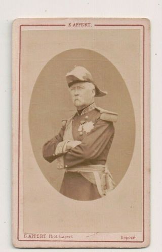 Vintage Cdv General Patrice De Macmahon 1st Duke Of Magenta President Of France