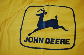 Vintage John Deere Tractor Canvas Sun Umbrella Canvas 54 1/2” 54 1/2” deer logo 2