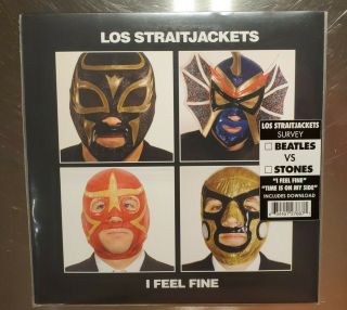 Los Straitjackets Beatles Vs Stones 800 Vinyl 7 " Rsd Black Friday Download