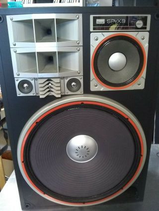 Vintage Sansui Sp - X9 5 Way Speaker (1 Of 2) Read