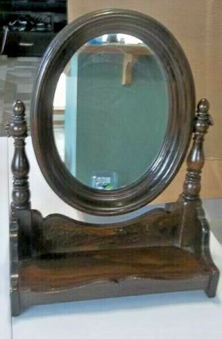 Vintage Table Top Vanity Dresser / Shaving Mirror