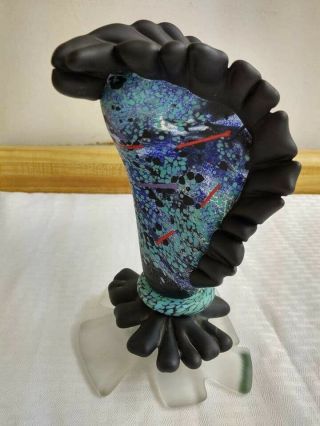 Vintage Hand Made Art Glass Sculpture.  Kosta Boda ?