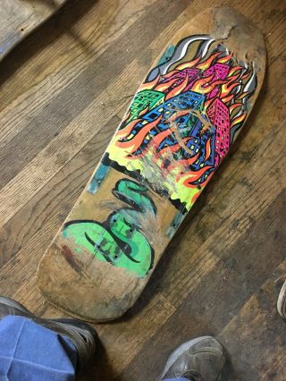 Vintage Mike Vallely Skateboard Deck