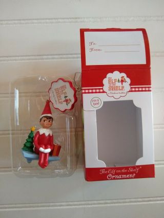 The Elf On The Shelf Chrismas Ornament With Name Plaque You Can Personalize