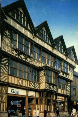 Ancient High House,  Stafford - Old Postcard - Unposted