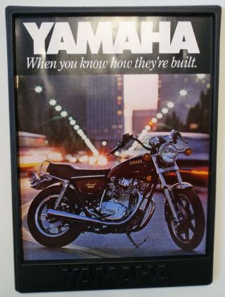 Vintage Yamaha Dealership Display Sign 1978 Yamaha Xs 650 Special 25x34