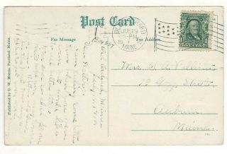 1910 PC:Street to Surf,  Old Orchard Beach,  ME Logan the Tailor,  Seaside Drug Co 2