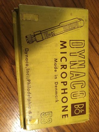 Dynaco 53,  B&o,  Vintage,  Ribbon Microphone