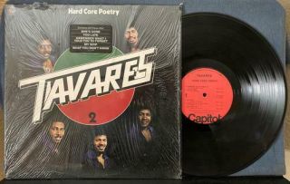 Tavares Hard Core Poetry Nm 1974 West Coast La First Press Lp Shrink Hype Funk