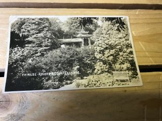 Old Staffordshire Postcard Biddulph Grange Garden Chinese House To C Kirk