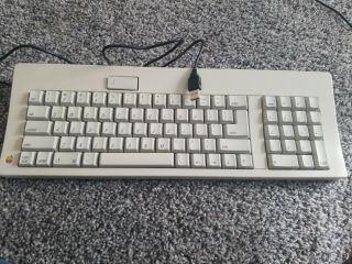 Vintage Apple M0116 Keyboard Orange Alps Nkro Pcb