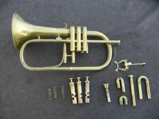 Vintage French Bb Flugelhorn By Chapuis - Around 1940